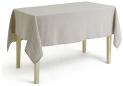 Habitat Linen Table Cloth - Grey 6 Habitat Linen Table Cloth - Grey -Habitat Store 9311817 R Z002A