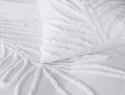 Habitat Cotton Tufted Leaf White Bedding Set - Double 7 Habitat Cotton Tufted Leaf White Bedding Set - Double -Habitat Store 9328587 R Z003A