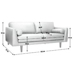 Habitat Jackson Leather 3 Seater Sofa - Tan 13 Habitat Jackson Leather 3 Seater Sofa - Tan -Habitat Store 9335147 R E020