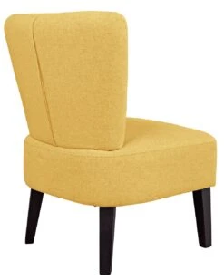 Habitat Delilah Fabric Cocktail Chair - Yellow -Habitat Store 9337808 R Z003A