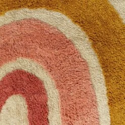 Habitat Kids Rainbow Tufted Flatweave Cotton Rug -120x170cm -Habitat Store 9338302 R B001