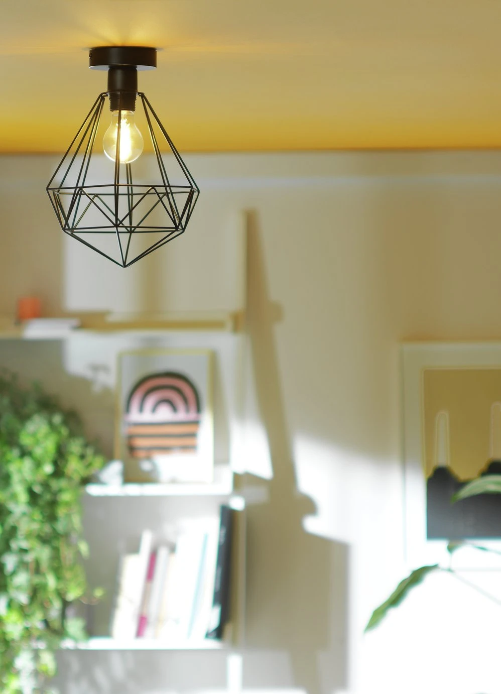 Habitat Kanso Flush To Ceiling Light - Matt Black 5 Habitat Kanso Flush To Ceiling Light - Matt Black - Image 5