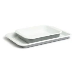Habitat Set Of 2 Enamel Oven Tray Roaster Set -Habitat Store 9340462 R Z003A