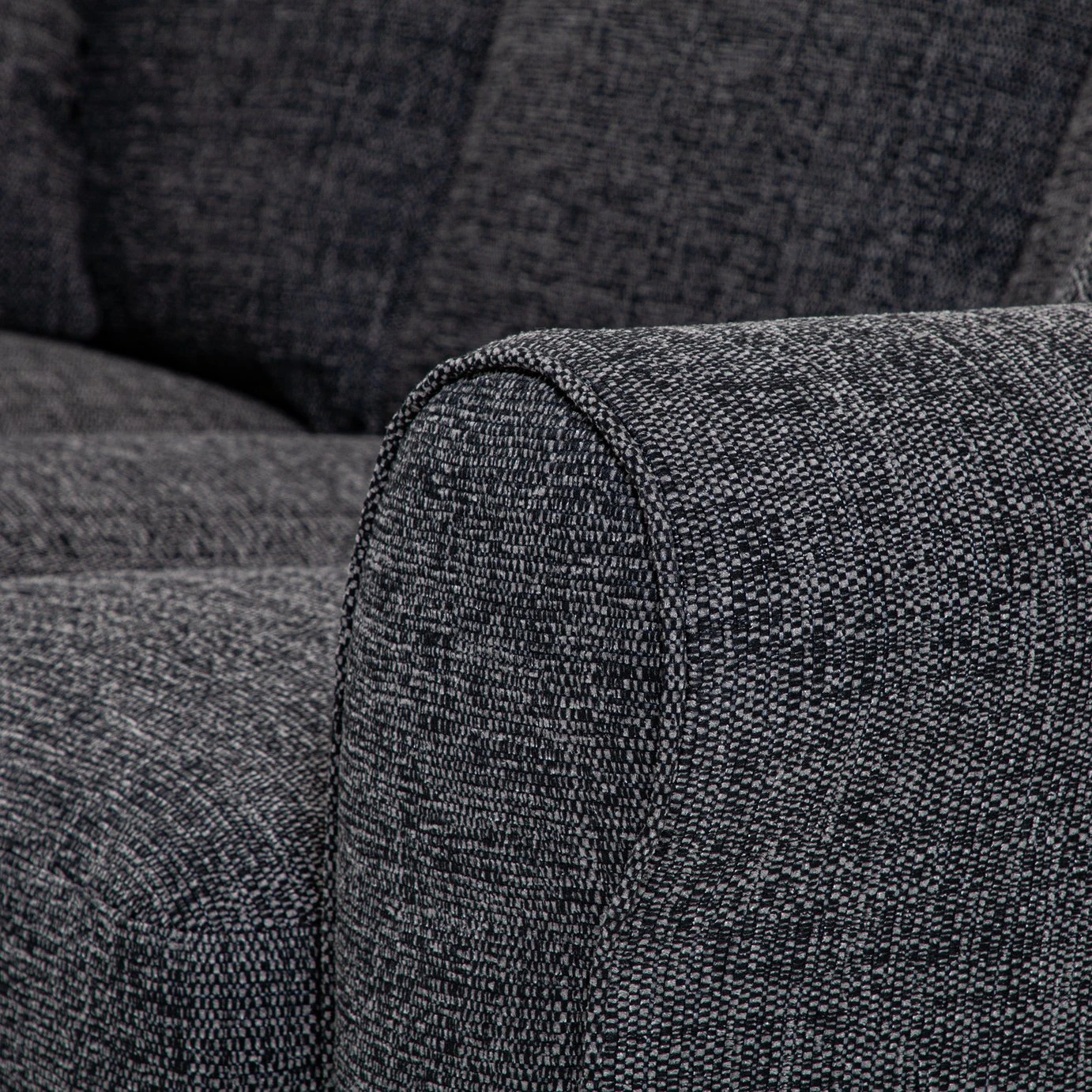 Habitat Lisbon Fabric Corner Sofa - Charcoal 9 Habitat Lisbon Fabric Corner Sofa - Charcoal - Image 9