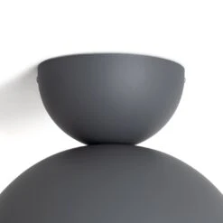 Habitat Metal Diablo Flush To Ceiling Light - Grey -Habitat Store 9348213 R Z003A