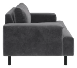 Habitat Julien Velvet 2 Seater Sofa - Grey 11 Habitat Julien Velvet 2 Seater Sofa - Grey -Habitat Store 9359989 R Z004A