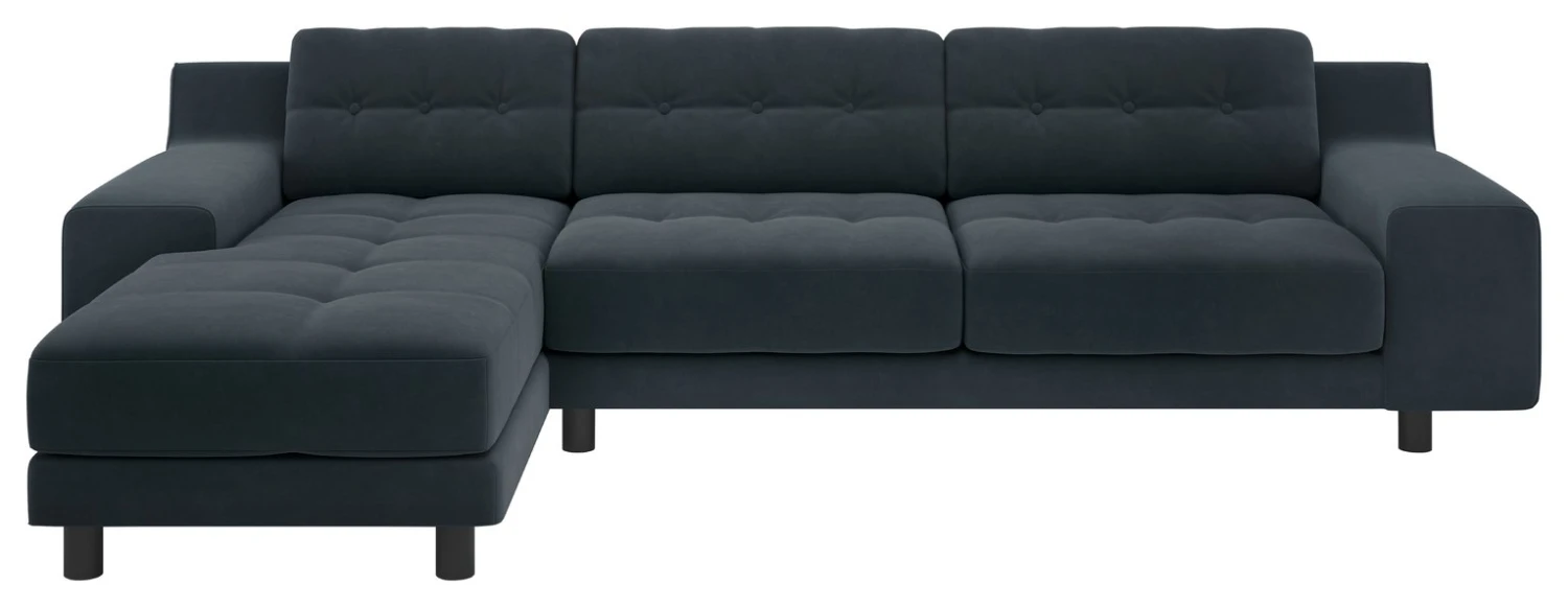 Habitat Hendricks Left Hand Corner Chaise Sofa - Charcoal 4 Habitat Hendricks Left Hand Corner Chaise Sofa - Charcoal - Image 4