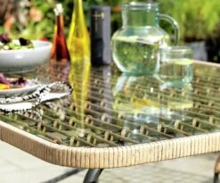 Habitat 4 Seater Bamboo Patio Set 15 Habitat 4 Seater Bamboo Patio Set -Habitat Store 9372485 R Z003C