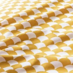 Habitat Cotton Scallop Yellow Reversible Bedding Set -Double -Habitat Store 9377428 R Z006A