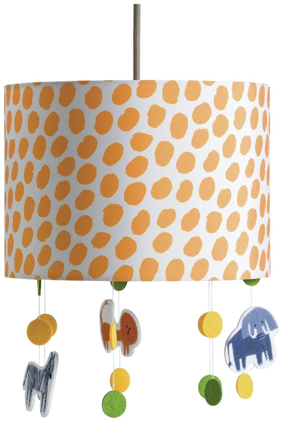 Habitat Kids Drum Dash Print & Hanging Animal Ceiling Shade 3 Habitat Kids Drum Dash Print & Hanging Animal Ceiling Shade - Image 3