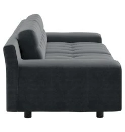 Habitat Hendricks Velvet 3 Seater Sofa - Dark Grey -Habitat Store 9403598 R Z004A