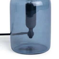 Habitat Parr Glass Column Table Lamp - Blue -Habitat Store 9404140 R Z003A