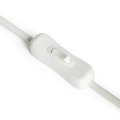 Habitat Lucetta Glass Table Lamp - White 10 Habitat Lucetta Glass Table Lamp - White -Habitat Store 9404645 R Z004A