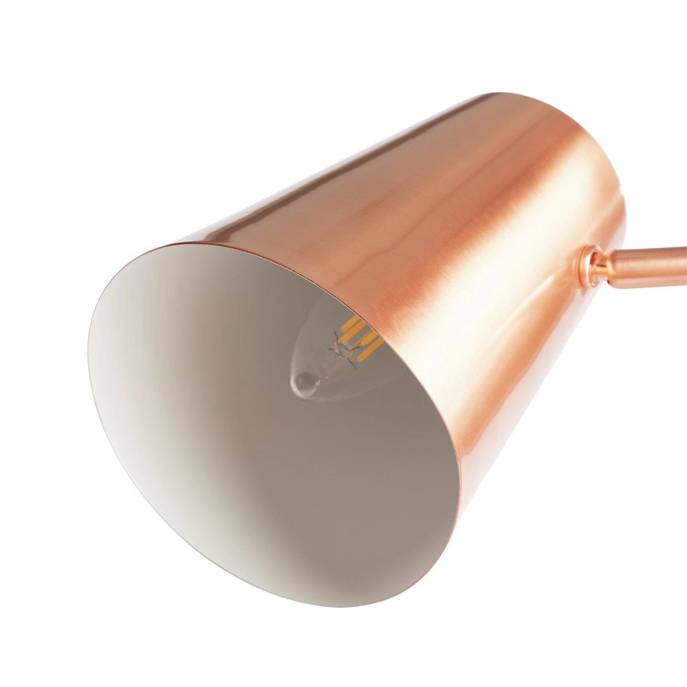 Habitat Iras Copper 2 Light Floor Lamp - Copper 3 Habitat Iras Copper 2 Light Floor Lamp - Copper - Image 3