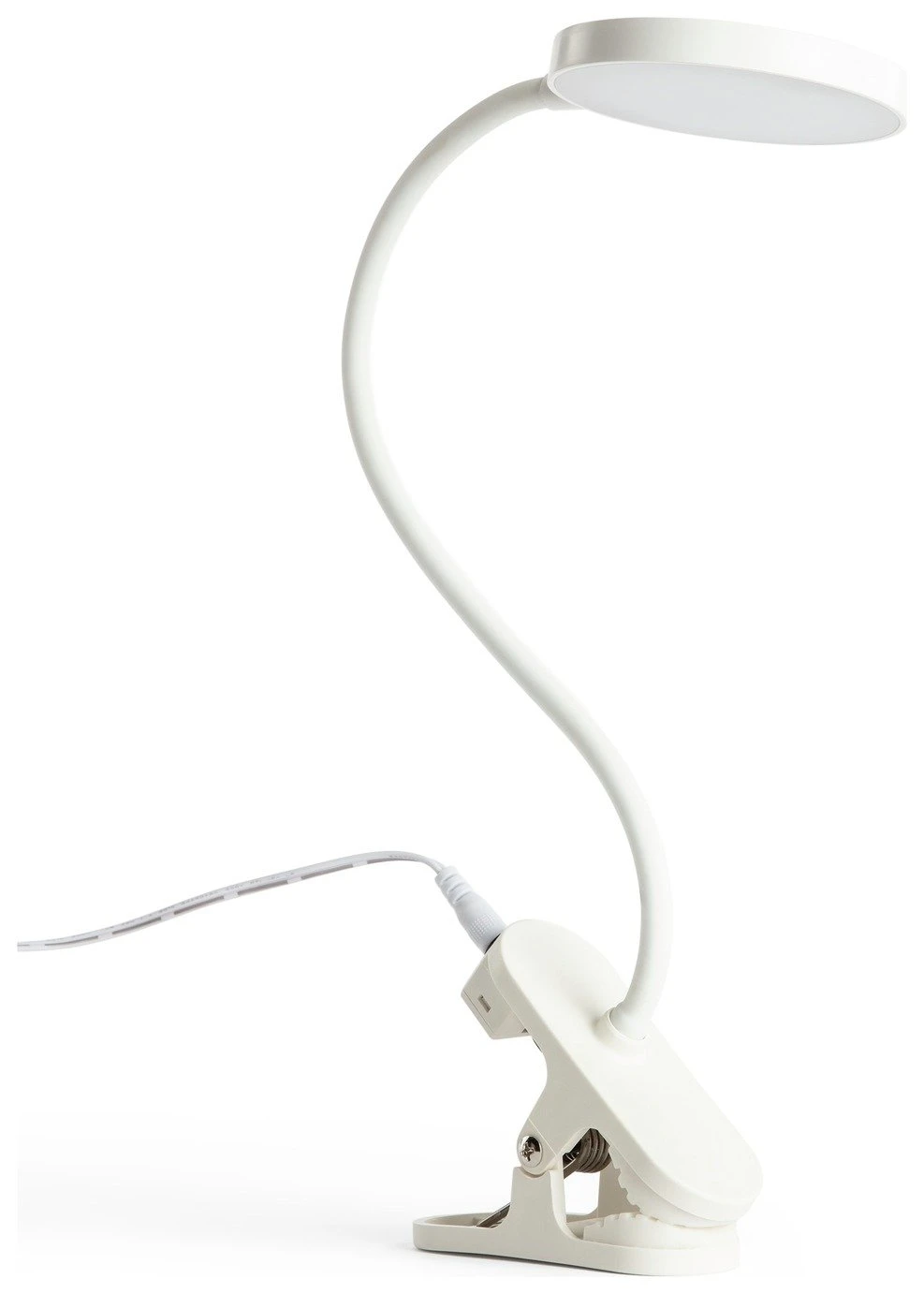 Habitat Mopsa Clip Lamp - White 3 Habitat Mopsa Clip Lamp - White - Image 3