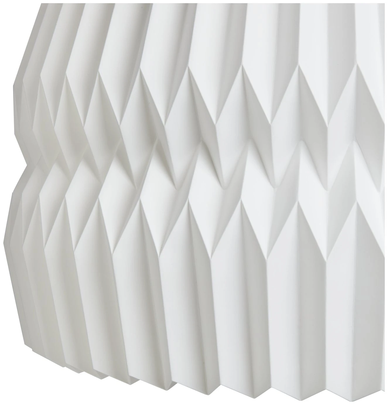 Habitat Tamora 55cm Paper Shade - White 4 Habitat Tamora 55cm Paper Shade - White - Image 4