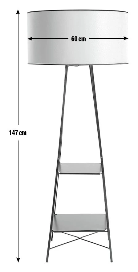 Habitat Thasia Floor Lamp - Black And White 3 Habitat Thasia Floor Lamp - Black And White - Image 3