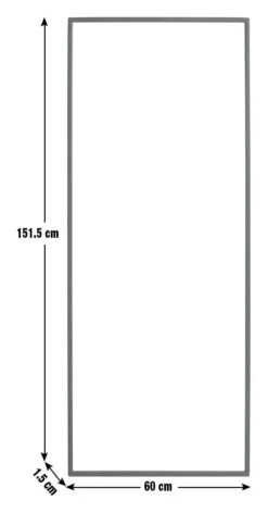 Habitat Scarcus Frame LED Floor Lamp - Black -Habitat Store 9405802 R E001