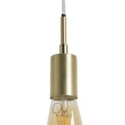 Habitat Lockie Brushed Brass Pendant Ceiling Light - Gold -Habitat Store 9406179 R Z002A