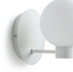 Habitat Opal Glass Wall Light - White 5 Habitat Opal Glass Wall Light - White -Habitat Store 9406234 R Z002C