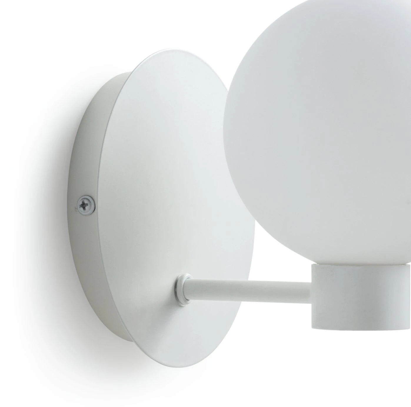 Habitat Opal Glass Wall Light - White 3 Habitat Opal Glass Wall Light - White - Image 3