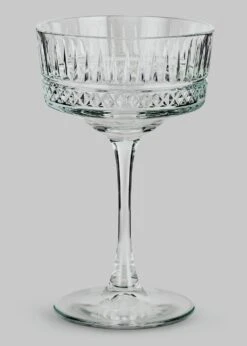 Habitat Pressed Set Of 4 Champagne Coupe Glasses 10 Habitat Pressed Set Of 4 Champagne Coupe Glasses -Habitat Store 9410172 R Z003A