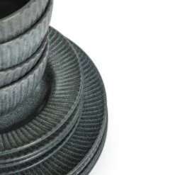 Habitat 12 Piece Stoneware Felicity Dinner Set - Blue 14 Habitat 12 Piece Stoneware Felicity Dinner Set - Blue -Habitat Store 9410251 R Z005A