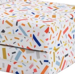 Habitat Kids Zowie Confetti Fabric Chair Bed -Habitat Store 9417395 R Z003A