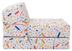 Habitat Kids Zowie Confetti Fabric Chair Bed -Habitat Store 9417395 R Z004A