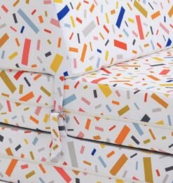 Habitat Kids Zowie Confetti Fabric Chair Bed -Habitat Store 9417395 R Z005A