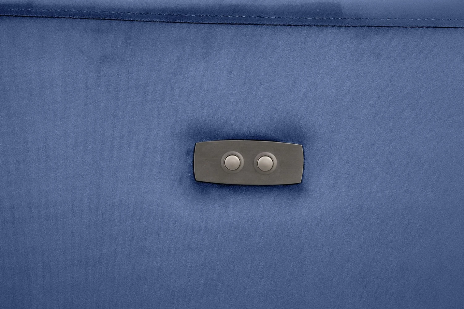 Habitat Emerson Velvet 2 Seater Recliner Sofa - Navy Blue 5 Habitat Emerson Velvet 2 Seater Recliner Sofa - Navy Blue - Image 5