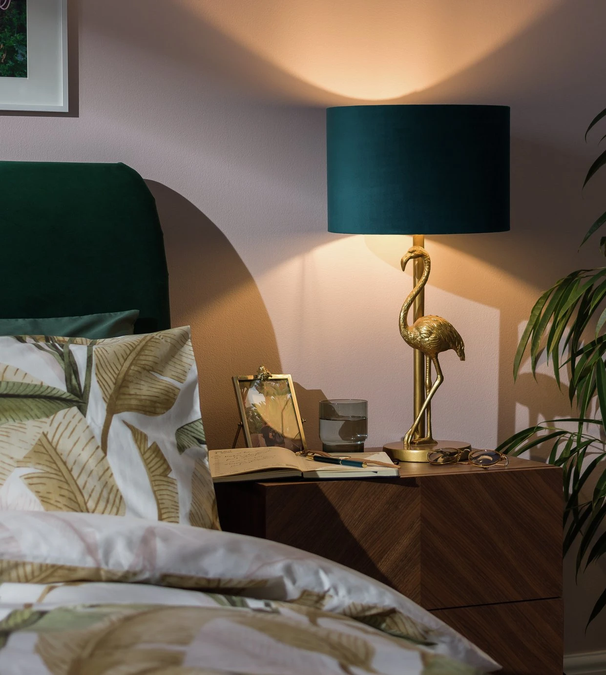 Habitat 30cm Velvet Shade - Teal 1 Habitat 30cm Velvet Shade - Teal