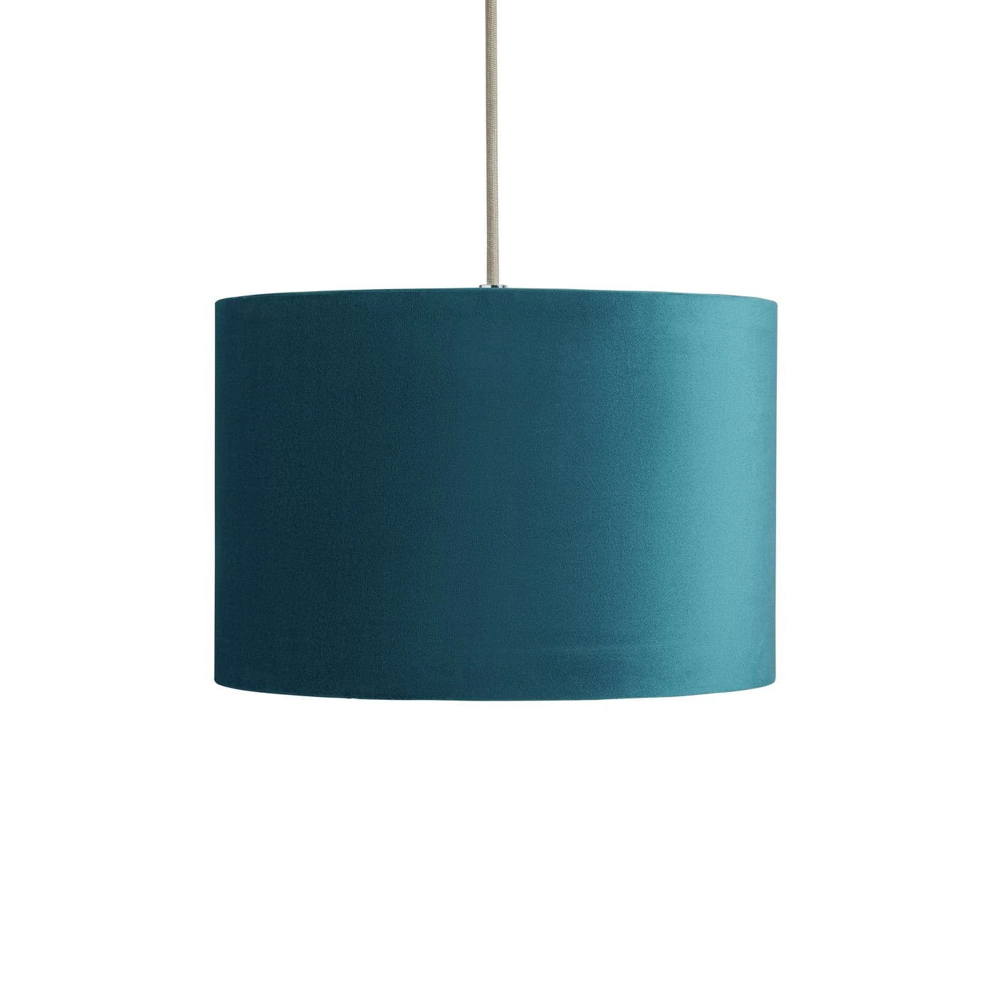 Habitat 30cm Velvet Shade - Teal 2 Habitat 30cm Velvet Shade - Teal - Image 2