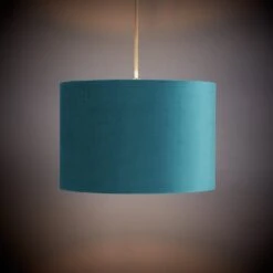 Habitat 30cm Velvet Shade - Teal 10 Habitat 30cm Velvet Shade - Teal -Habitat Store 9425181 R Z002C
