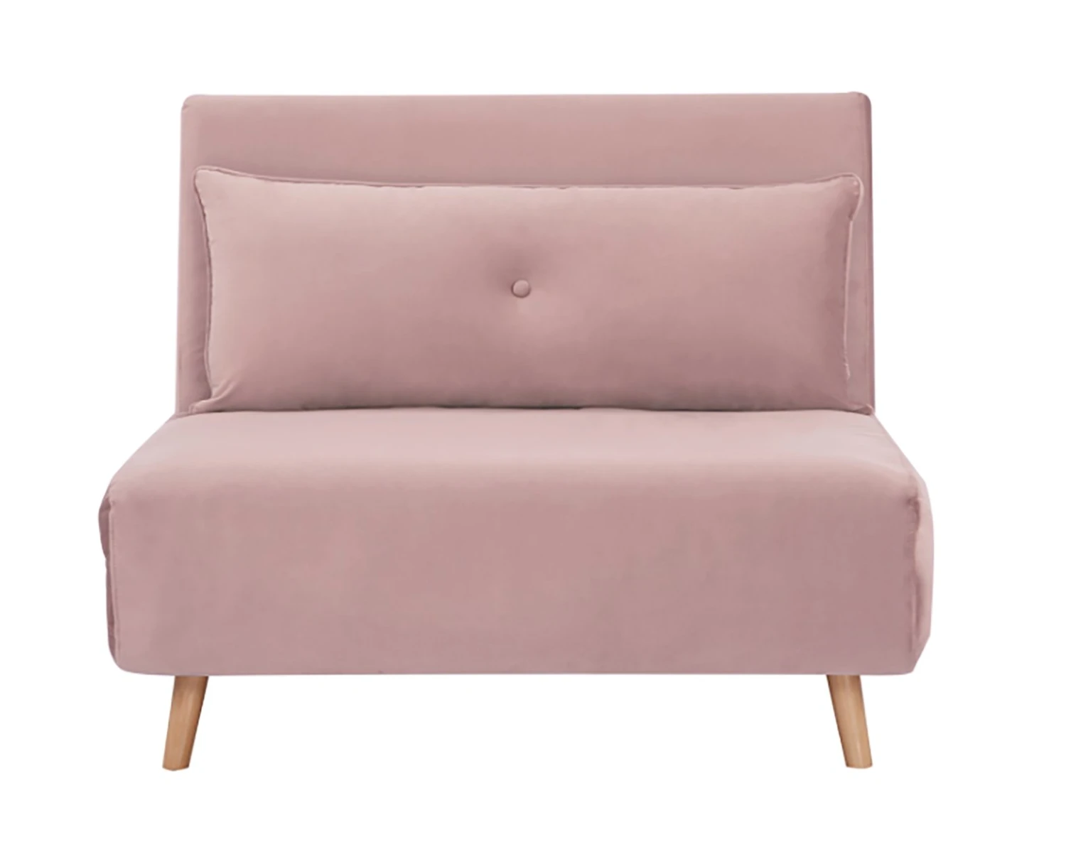 Habitat Roma Single Velvet Chairbed - Pink 9 Habitat Roma Single Velvet Chairbed - Pink - Image 9