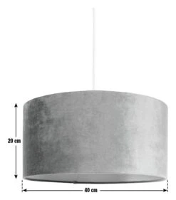 Habitat 40cm Velvet Shade - Navy 11 Habitat 40cm Velvet Shade - Navy -Habitat Store 9431508 R E001