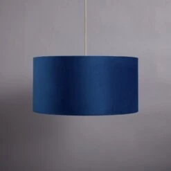 Habitat 40cm Velvet Shade - Navy 14 Habitat 40cm Velvet Shade - Navy -Habitat Store 9431508 R Z004A