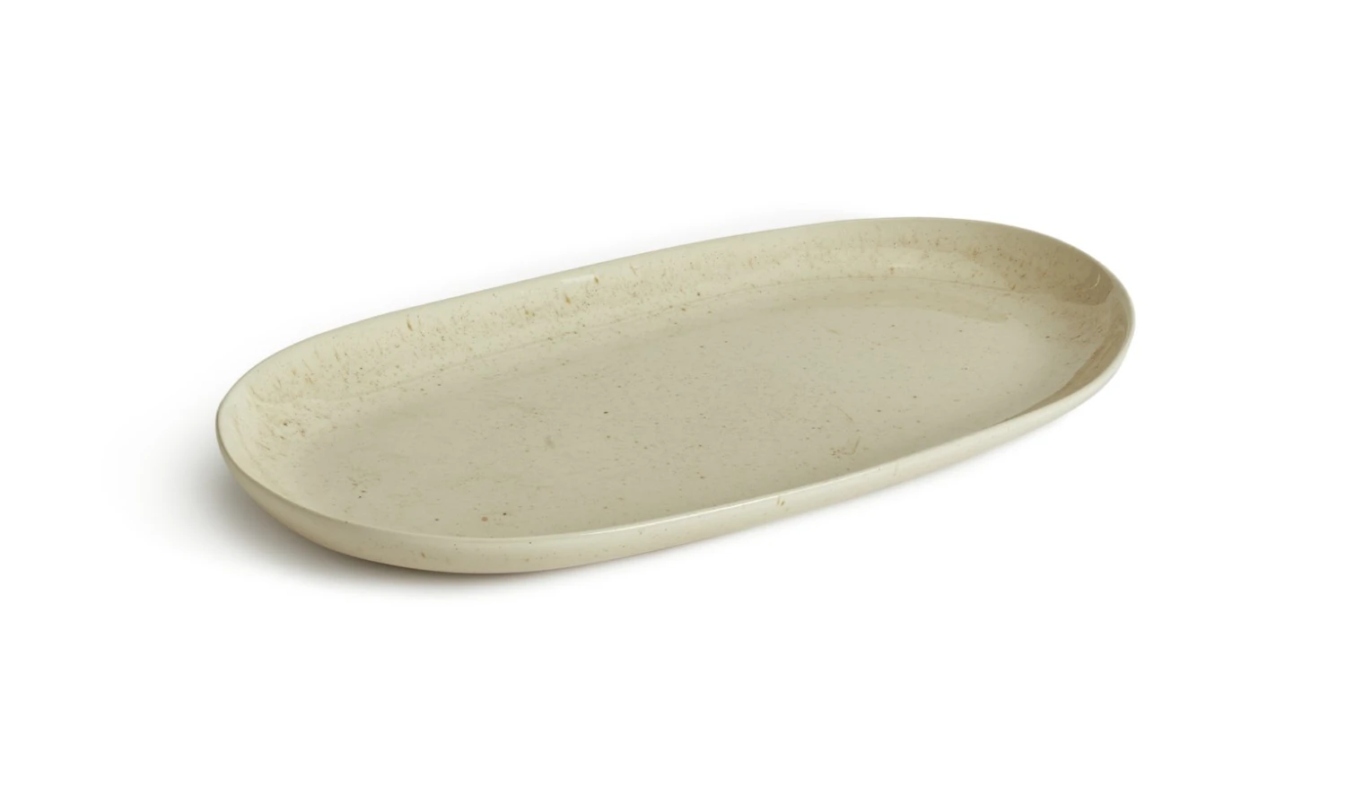 Habitat Evora Stoneware Serving Platter - Natural 4 Habitat Evora Stoneware Serving Platter - Natural - Image 4