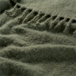 Habitat Faux Mohair Throw - Sage Green - 125x150cm 5 Habitat Faux Mohair Throw - Sage Green - 125x150cm -Habitat Store 9438776 R Z002A