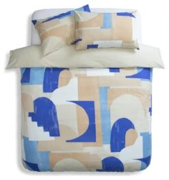 Habitat Geo Blue & Cream Bedding Set - Single -Habitat Store 9441897 R Z002A
