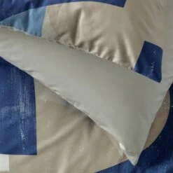 Habitat Geo Blue & Cream Bedding Set - Single -Habitat Store 9441897 R Z003A