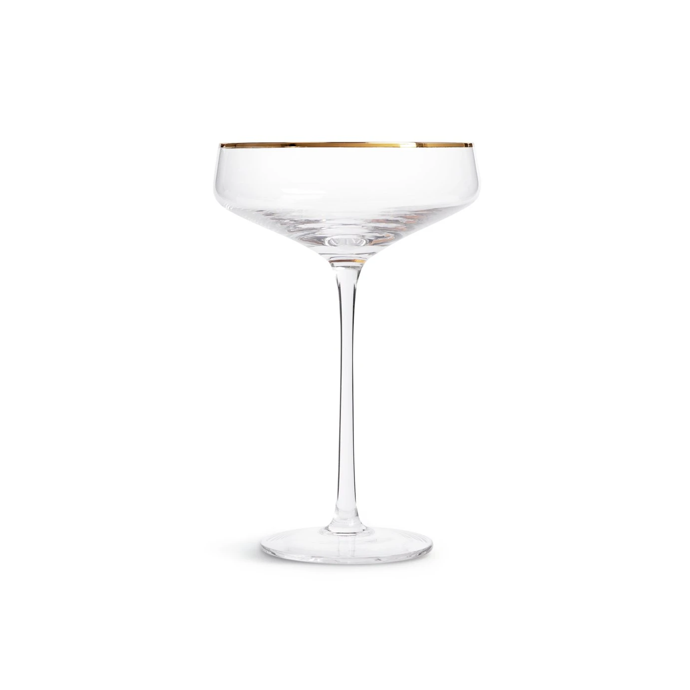 Habitat Gold Rim Set Of 4 Champagne Coupe 3 Habitat Gold Rim Set Of 4 Champagne Coupe - Image 3