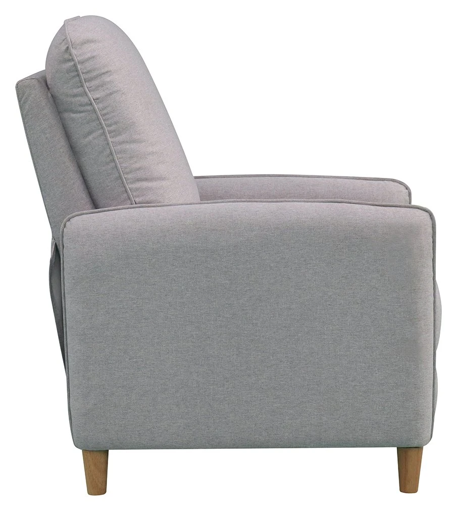 Habitat Tate Manual Pushback Recliner Chair - Grey 4 Habitat Tate Manual Pushback Recliner Chair - Grey - Image 4