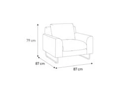 Habitat Lyle Leather Armchair - Tan -Habitat Store 9445491 R Z020A