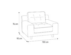 Habitat Hendricks Fabric Armchair - Charcoal 10 Habitat Hendricks Fabric Armchair - Charcoal -Habitat Store 9446995 R E020