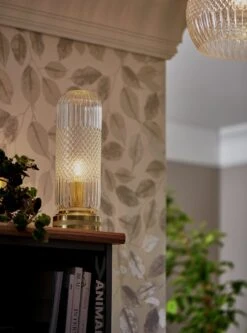 Habitat Perses Cut Glass Pill Touch Table Lamp -Habitat Store 9448687 R Z002C