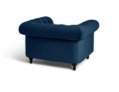 Habitat Chesterfield Velvet Armchair - Blue 15 Habitat Chesterfield Velvet Armchair - Blue -Habitat Store 9449325 R Z003A