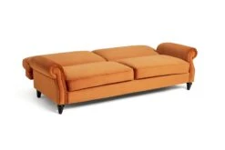 Habitat Joel 3 Seater Fabric Clic Clac Sofa Bed - Orange -Habitat Store 9451801 R Z002A