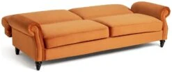 Habitat Joel 3 Seater Fabric Clic Clac Sofa Bed - Orange -Habitat Store 9451801 R Z003A