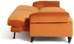 Habitat Joel 3 Seater Fabric Clic Clac Sofa Bed - Orange -Habitat Store 9451801 R Z004A